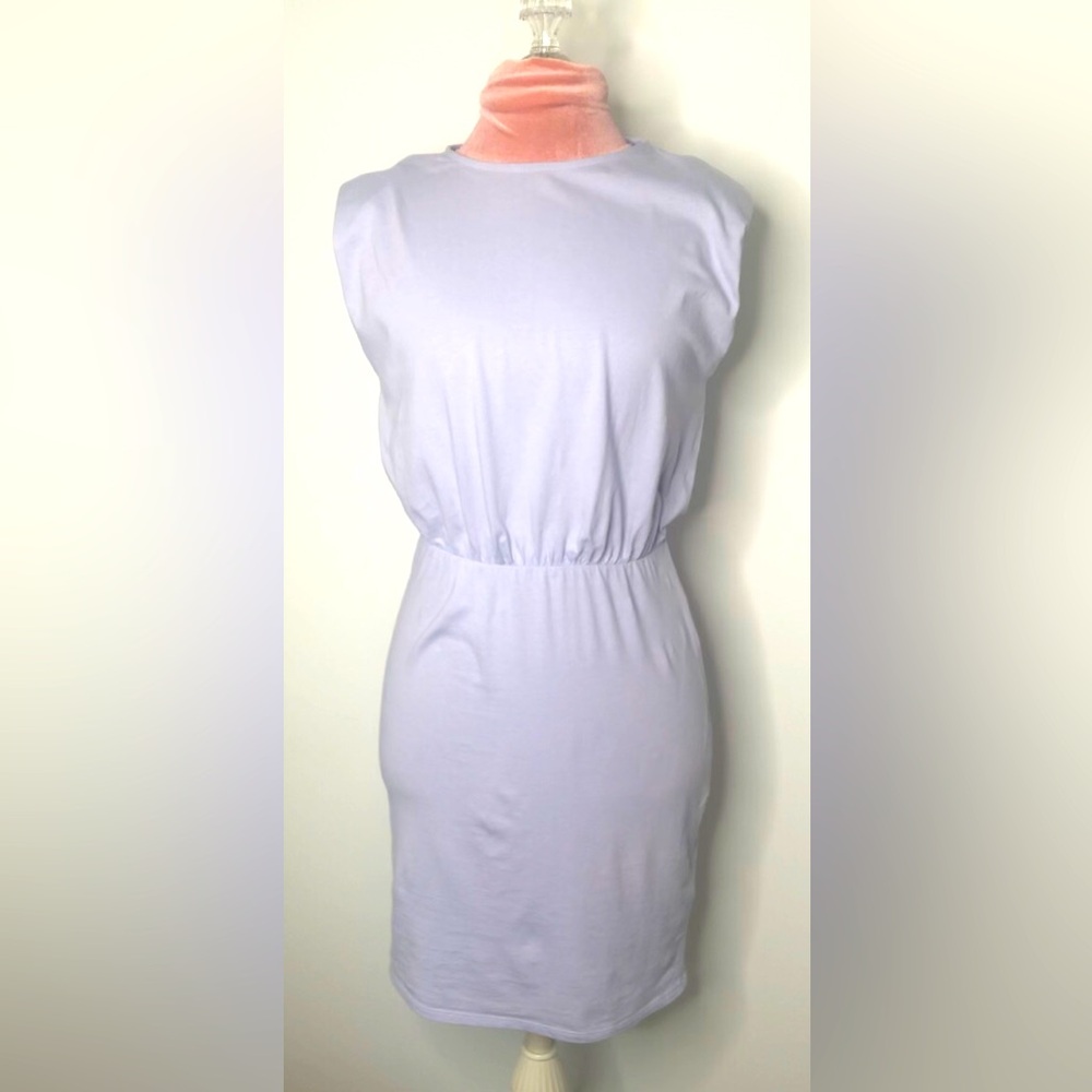 Express Sleeveless 100% Cotton t-shirt Mini Dress Light Purple Women’s Size XS